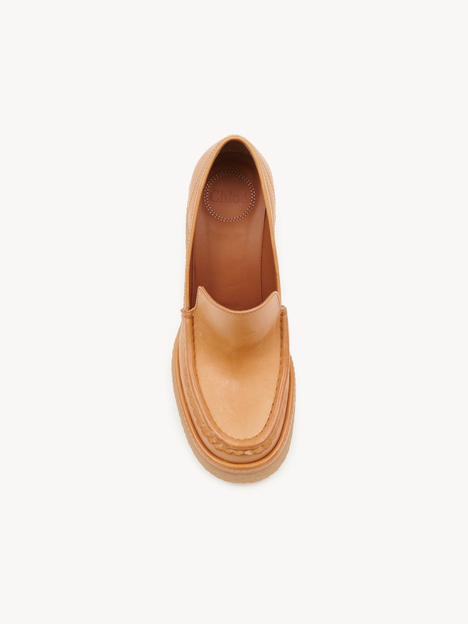 Mocassins Jamie en cuir - Burning Camel