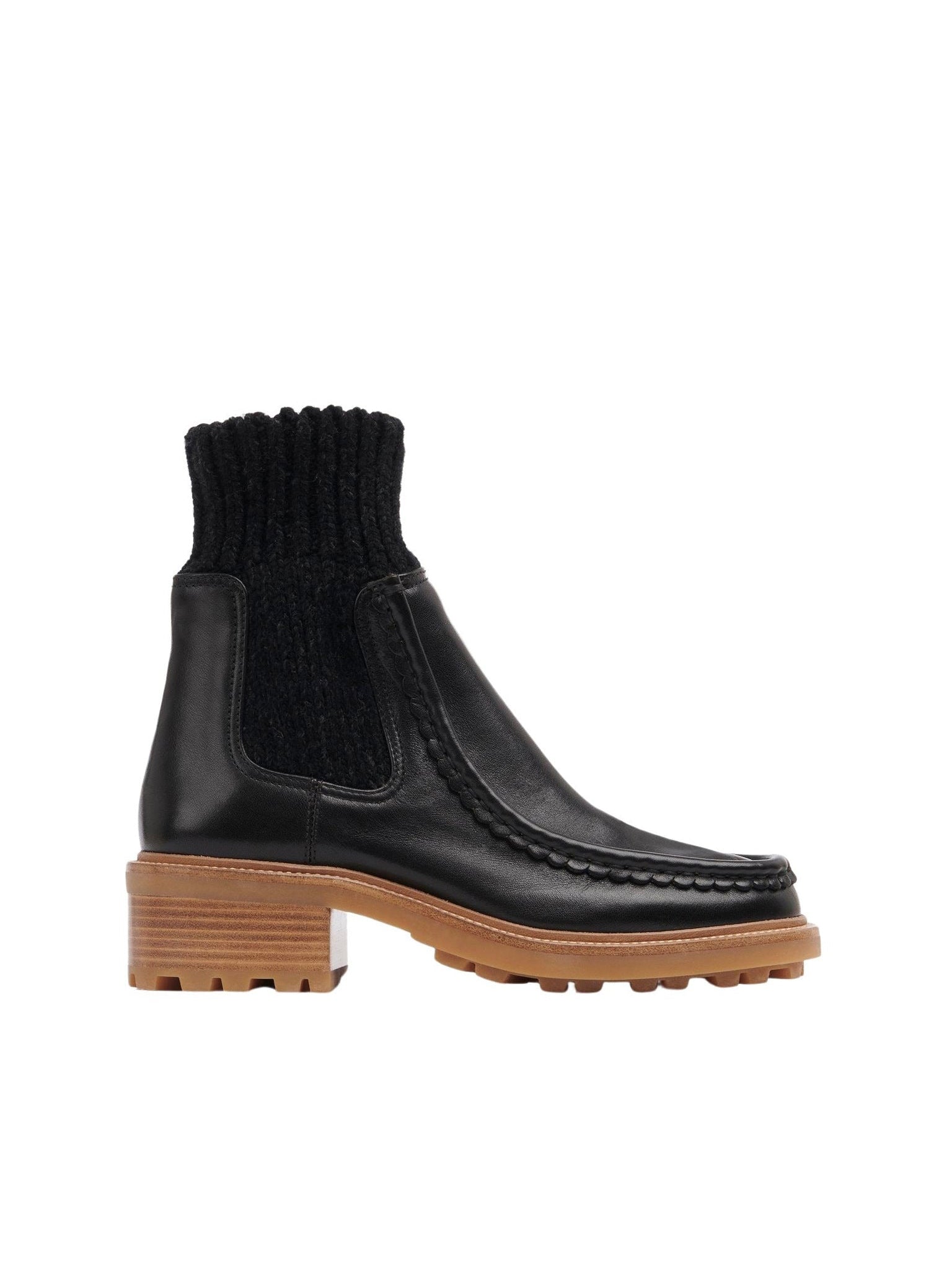 Bottines Jamie en cuir - Black