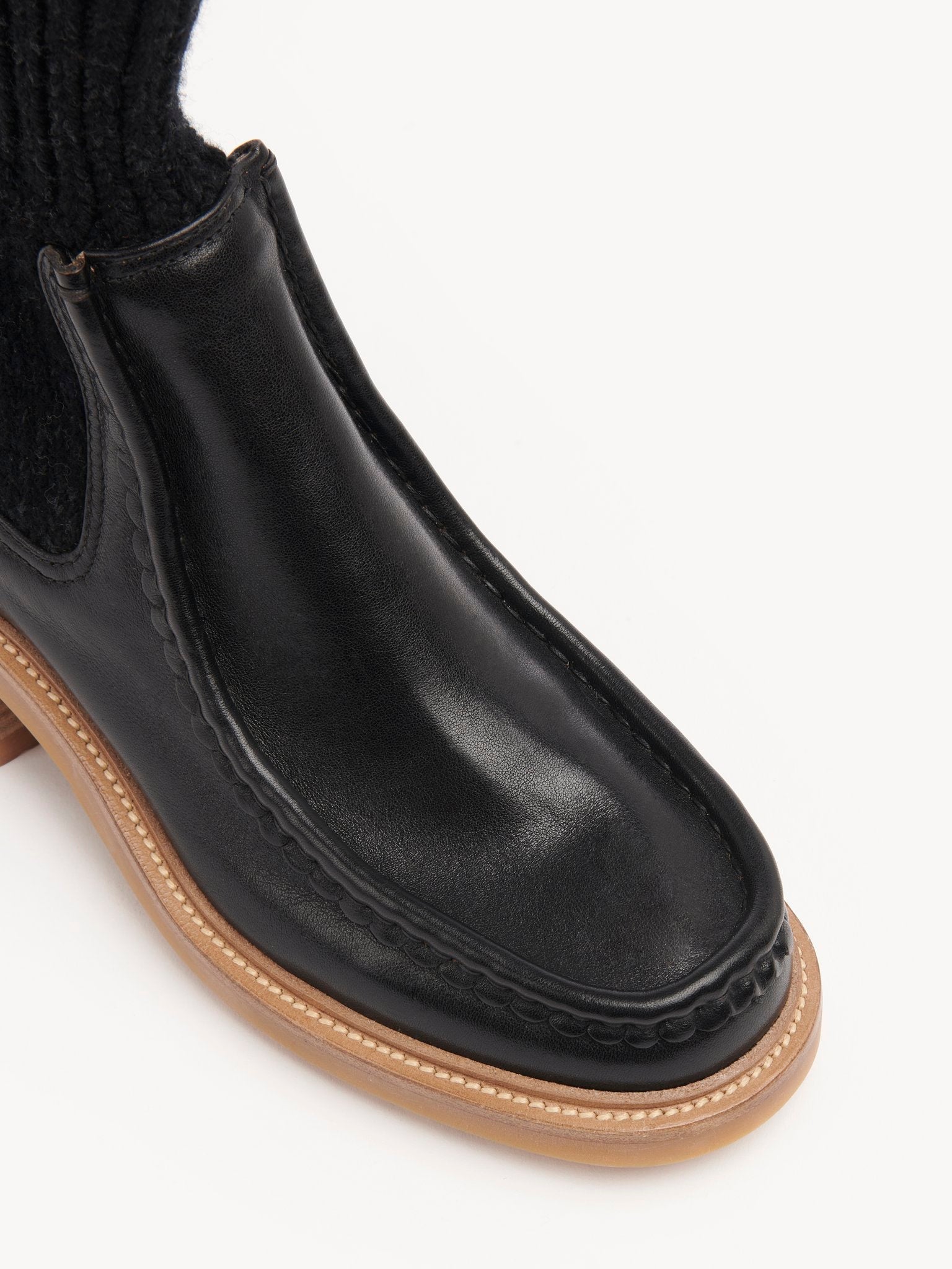 Bottines Jamie en cuir - Black