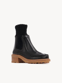 Bottines Jamie en cuir - Black