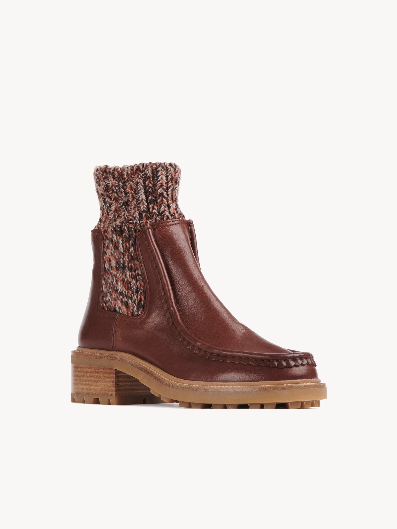Bottines Jamie en cuir - Tannish Brown