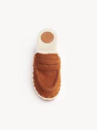 Sabots Joy High en cuir - Caramelo