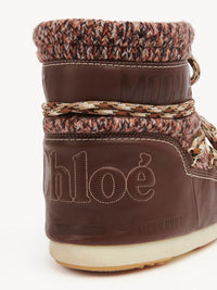 Boots Chloé x Moon Boot - Tannish Brown