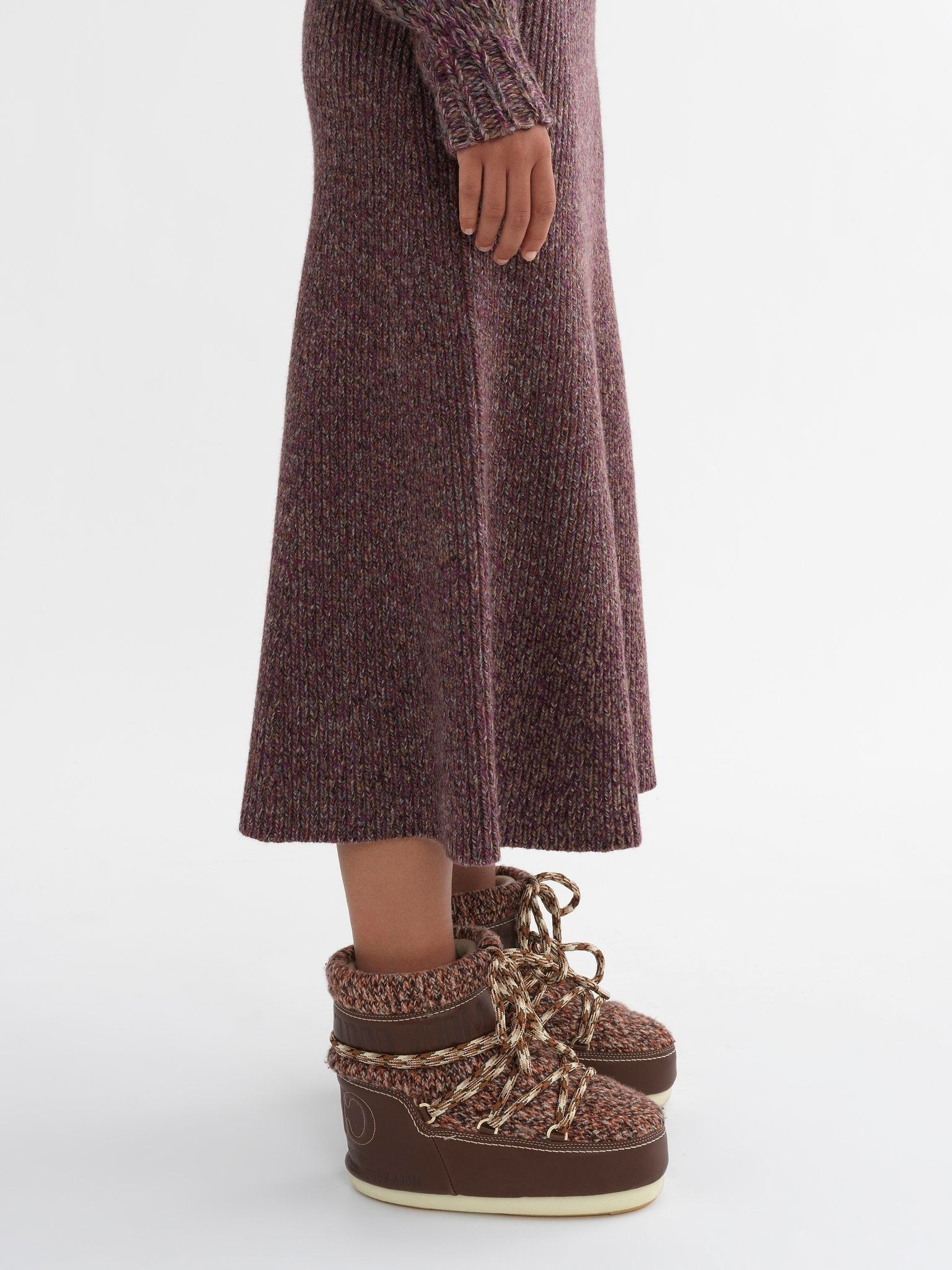Boots Chloé x Moon Boot - Tannish Brown