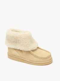Bottines Jessie en cuir - Biscotti Beige