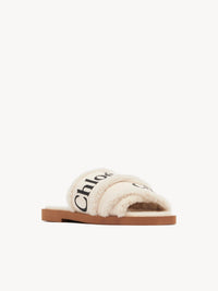 Mules plates Woody - White