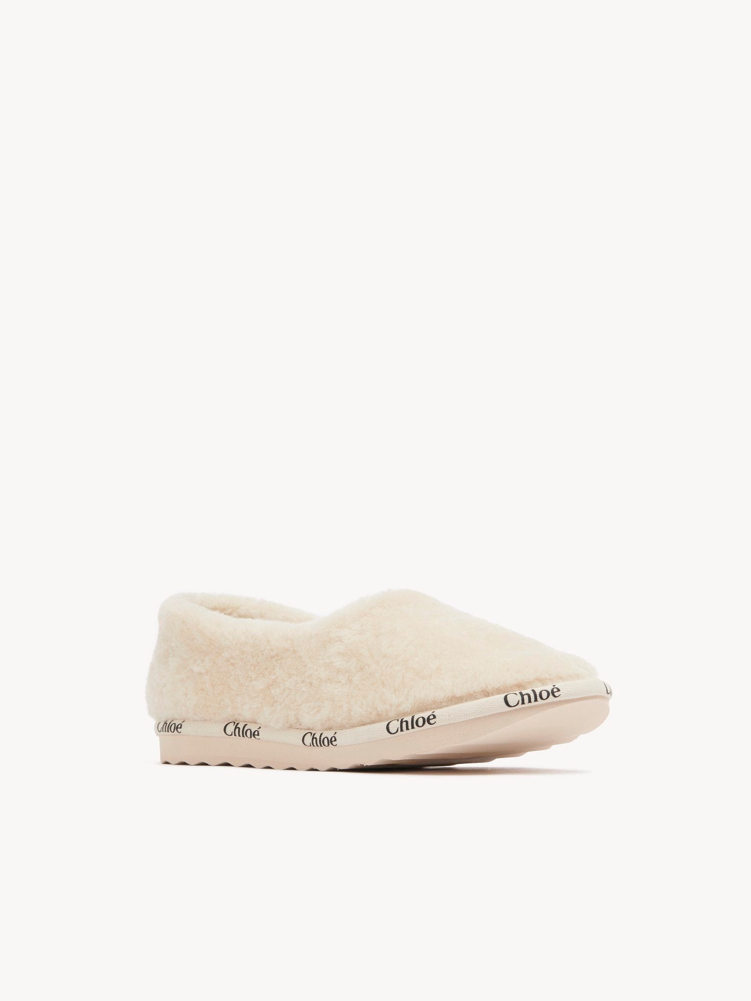 Mules Woody fermée en cuir - Mild Beige