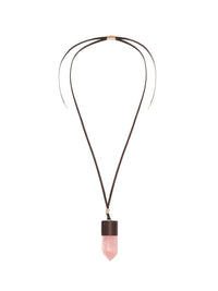 Collier Jemma en laiton - Brown & Pink