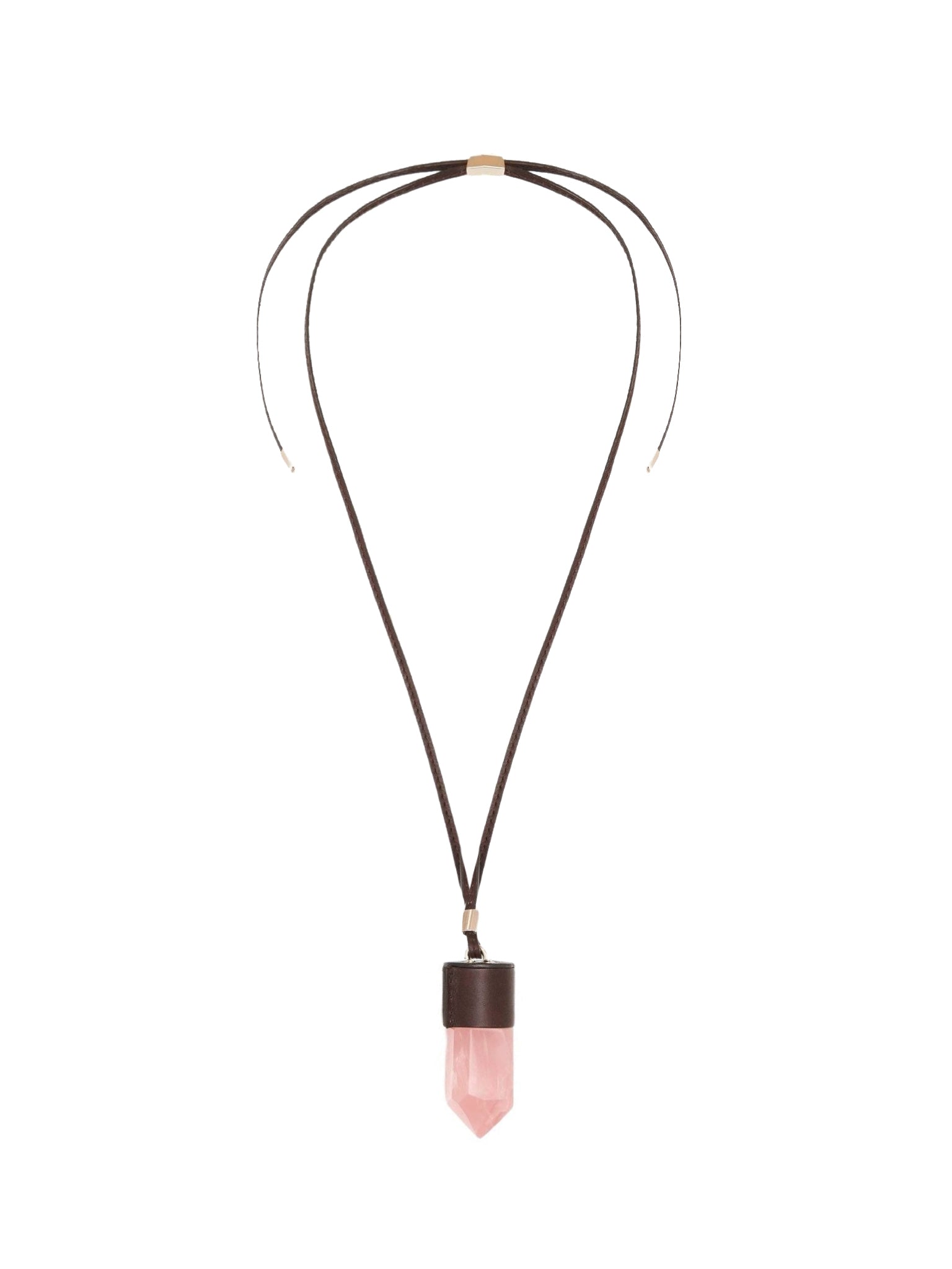 Collier Jemma en laiton - Brown & Pink