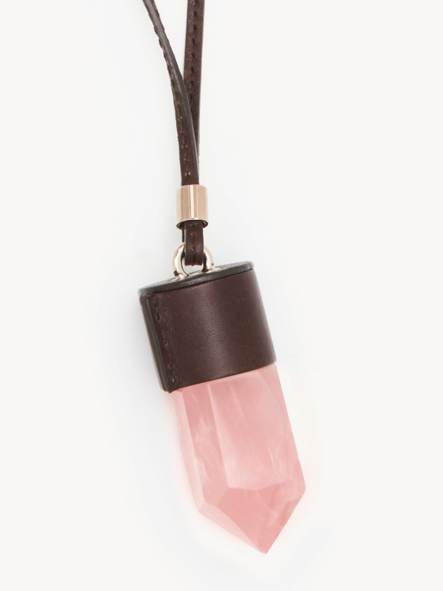 Collier Jemma en laiton - Brown & Pink