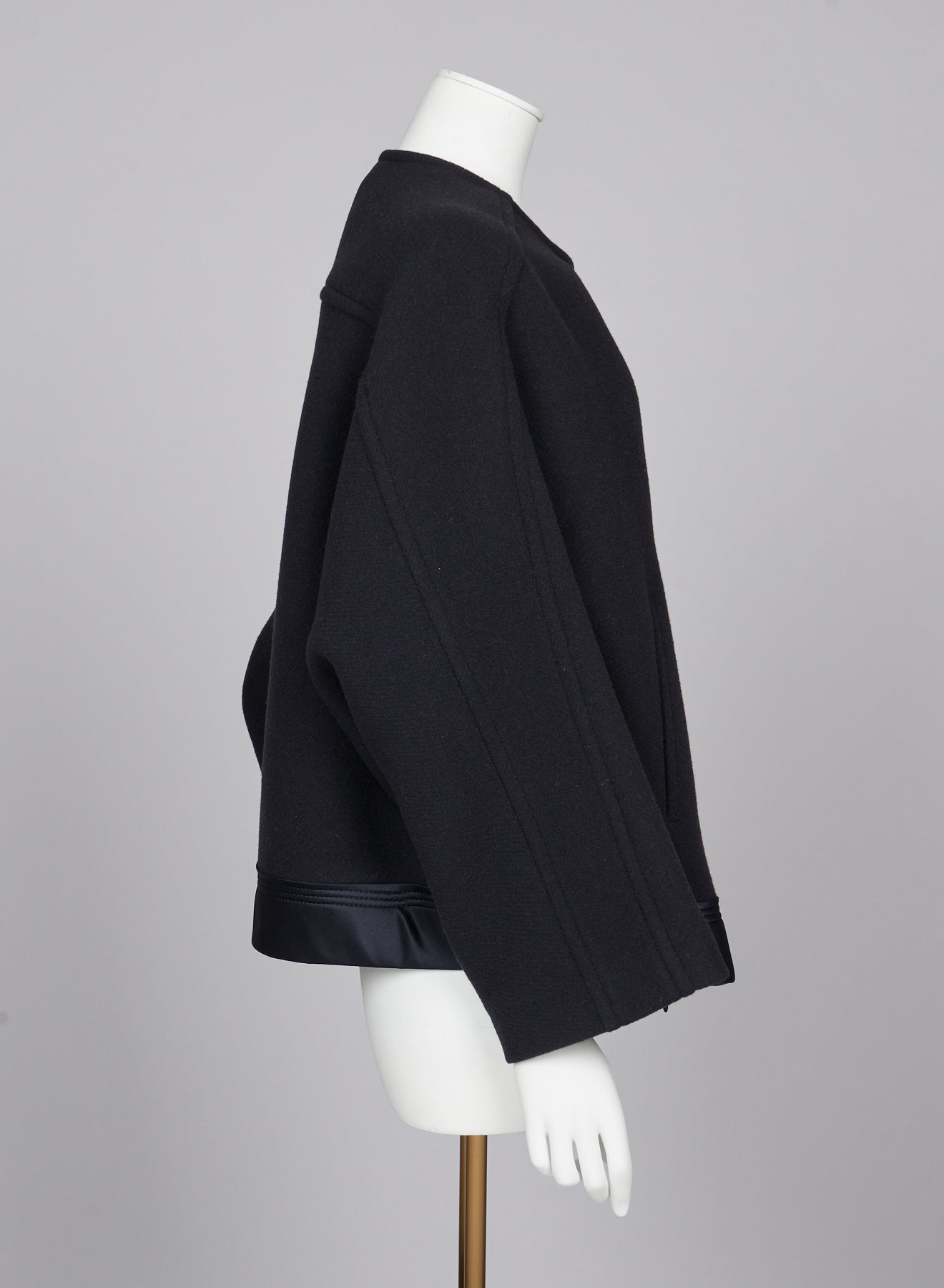 Manteau emblématique en laine douce - Marine