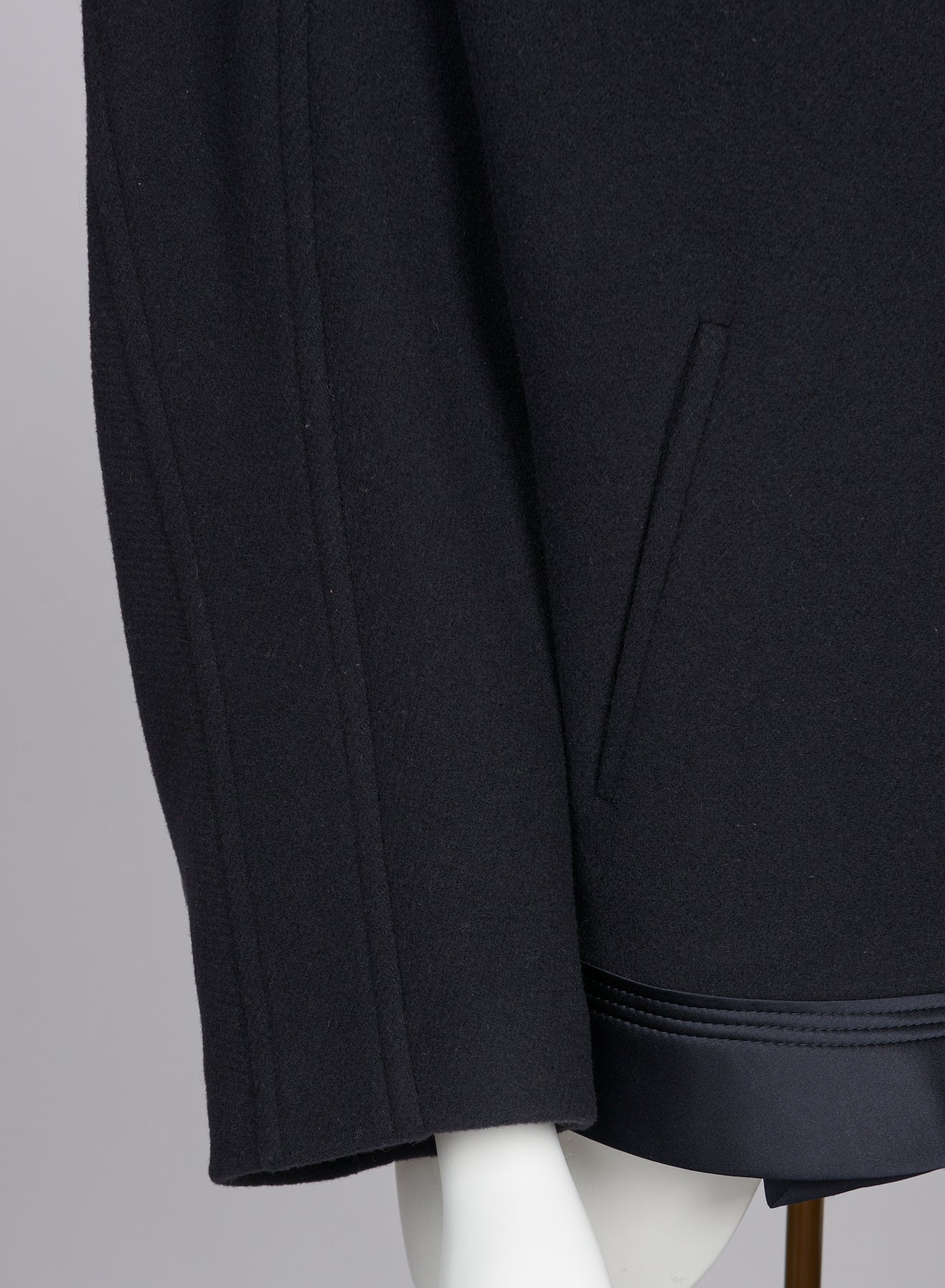 Manteau emblématique en laine douce - Marine