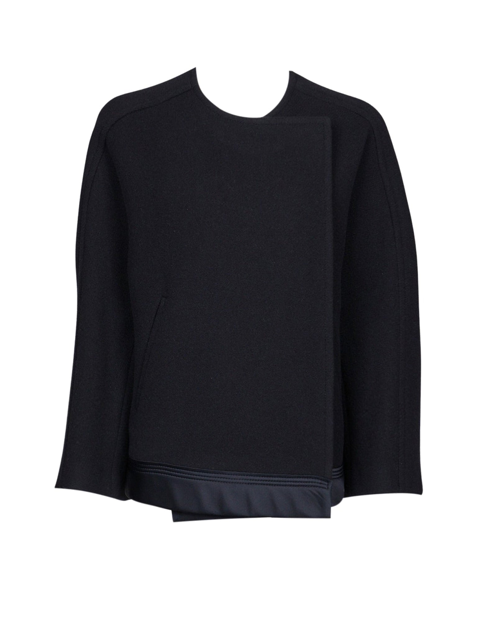 Manteau emblématique en laine douce - Marine