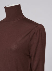 Pull en tricot mérinos super fin - Bourgogne