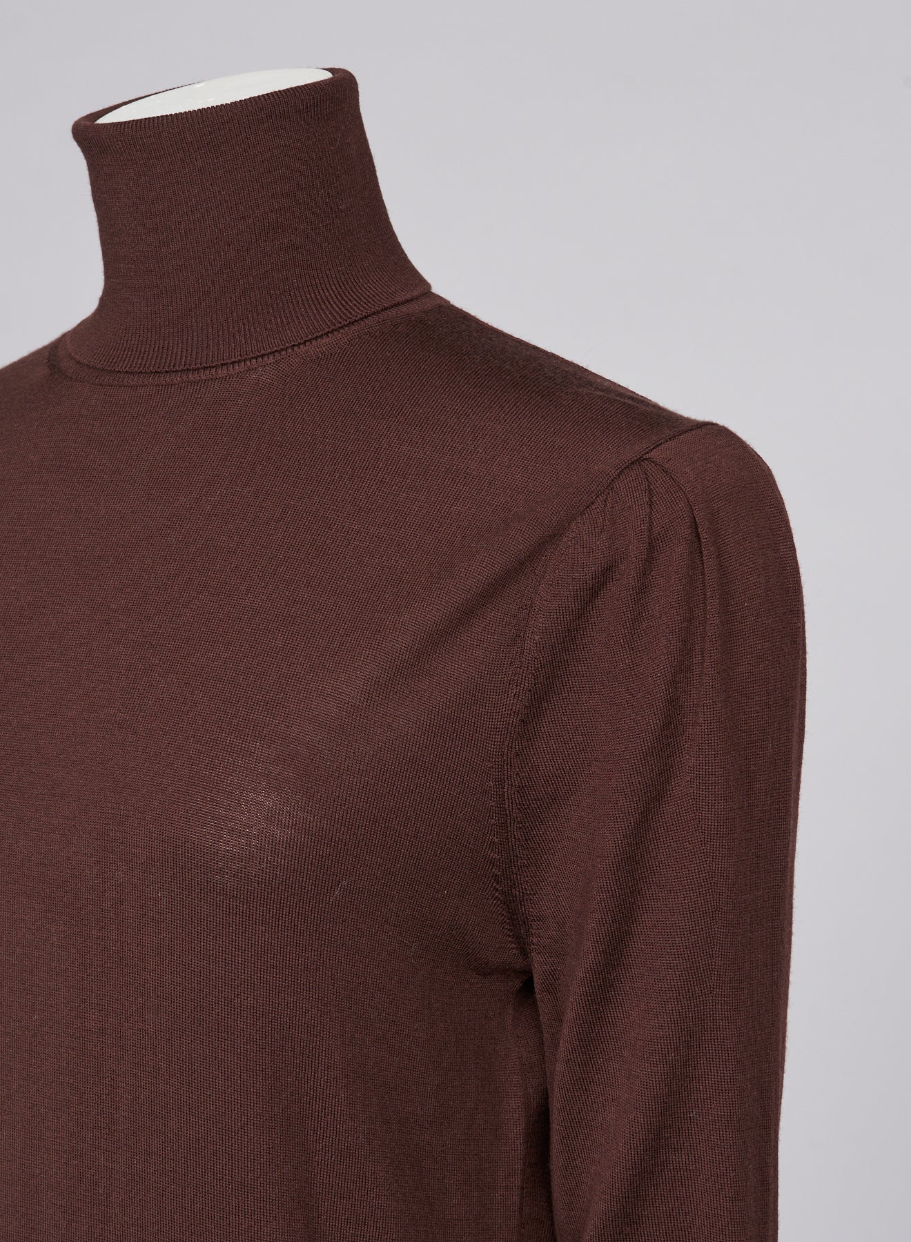 Pull en tricot mérinos super fin - Bourgogne