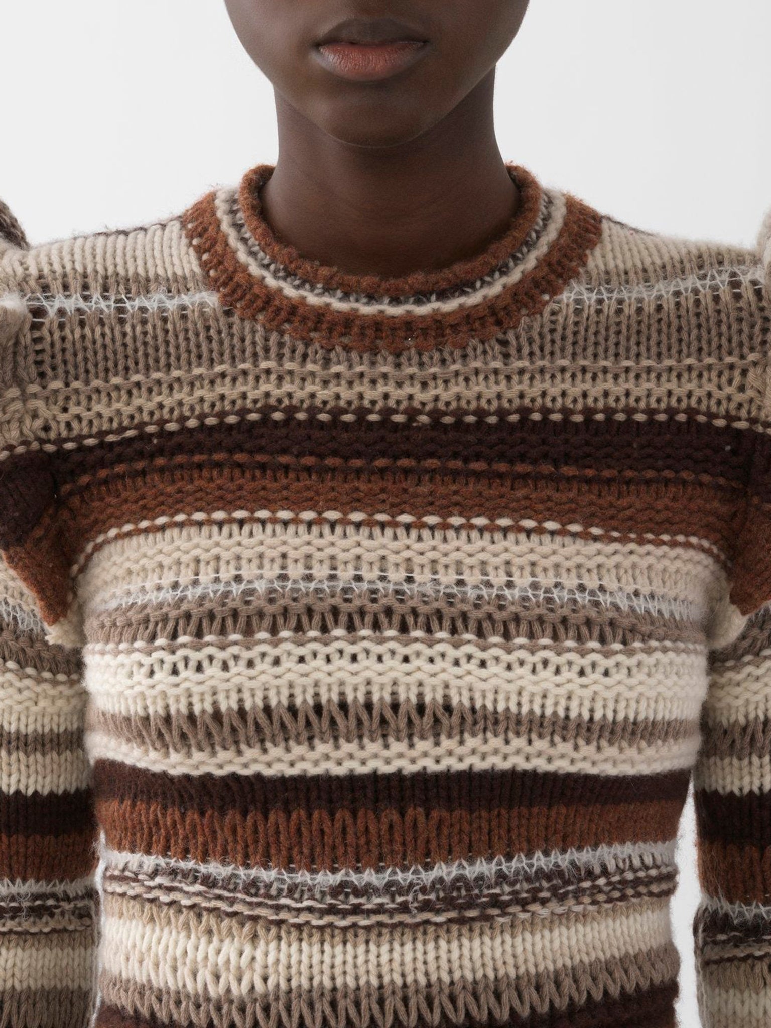 Pull ajusté en cachemire - Multicolor Grey