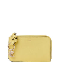 Petit sac à main Alphabet w en cuir - Truly Yellow