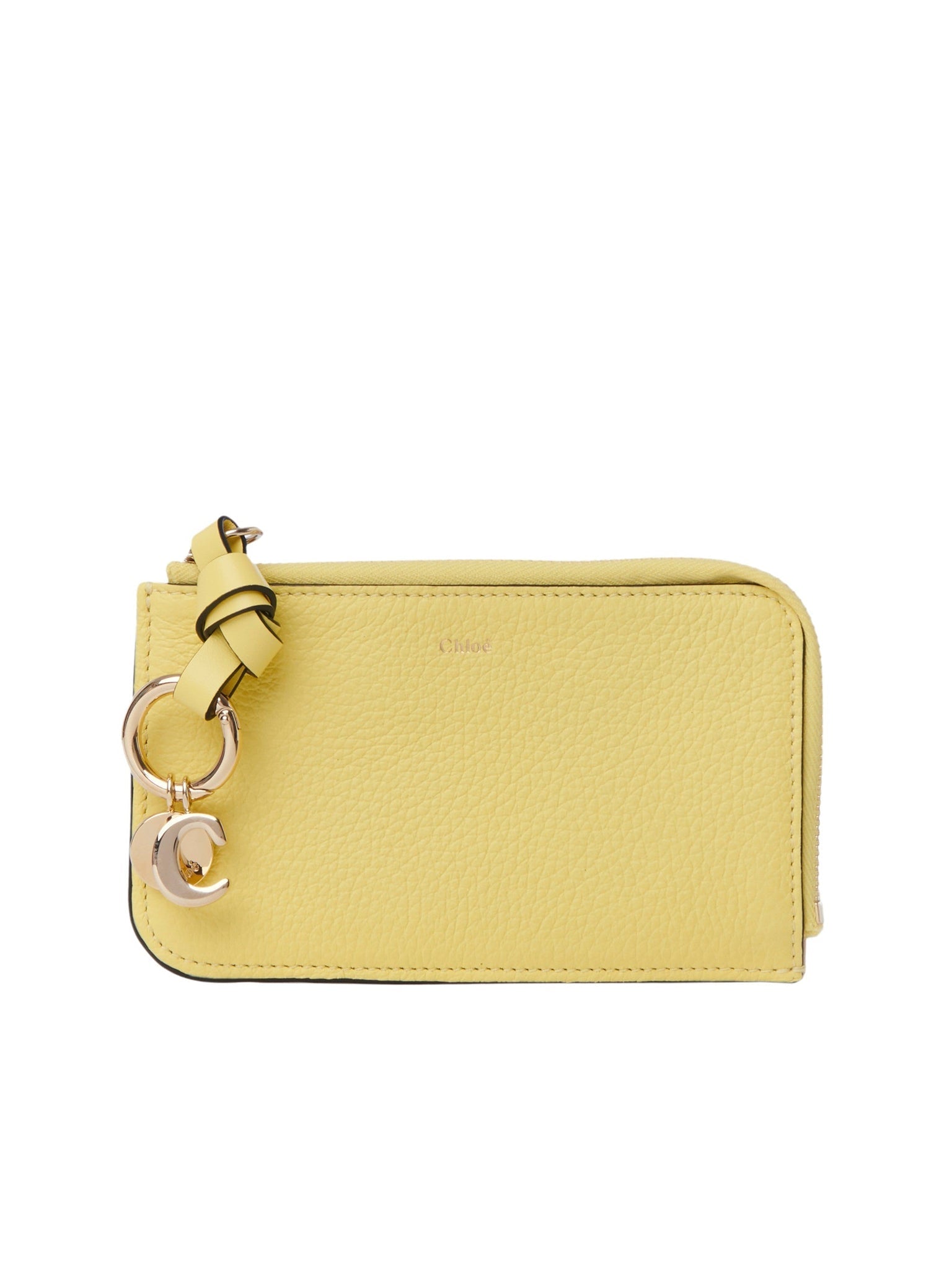 Petit sac à main Alphabet w en cuir - Truly Yellow