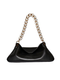 Sac à bandoulière Juana en cuir - Black & Gold