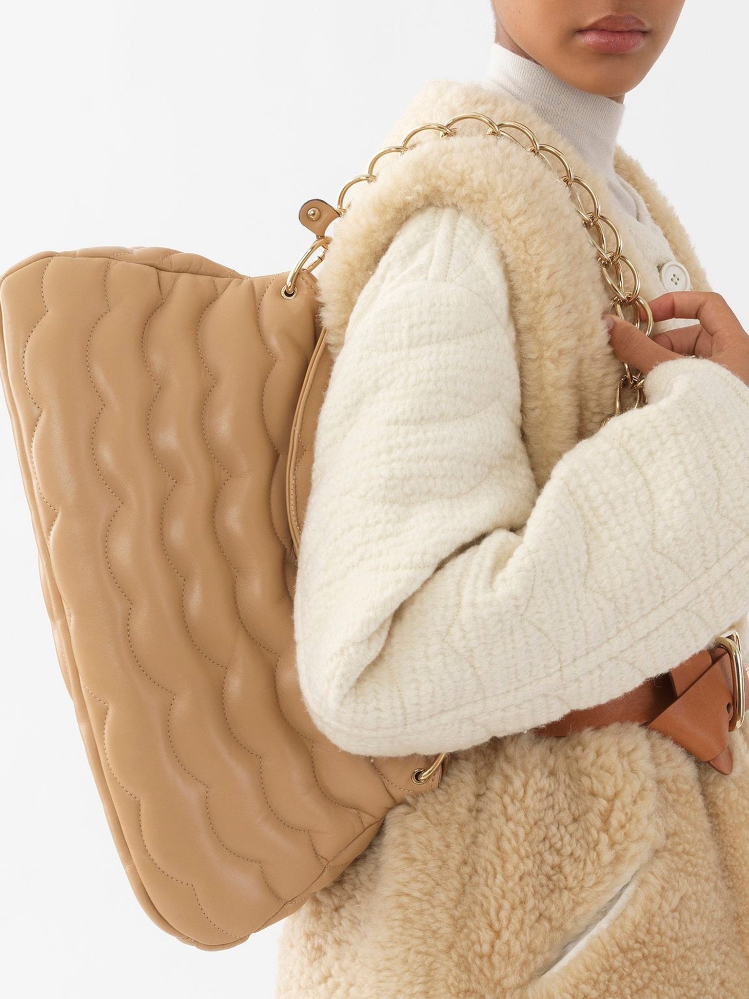 Sac Juana en cuir - Soft Tan