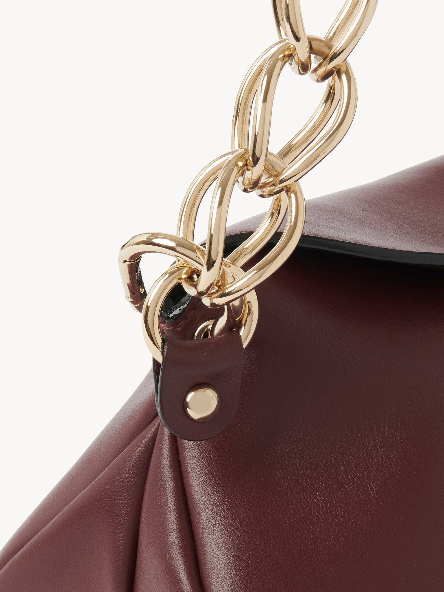 Mini sac Juana en cuir - Burgundy