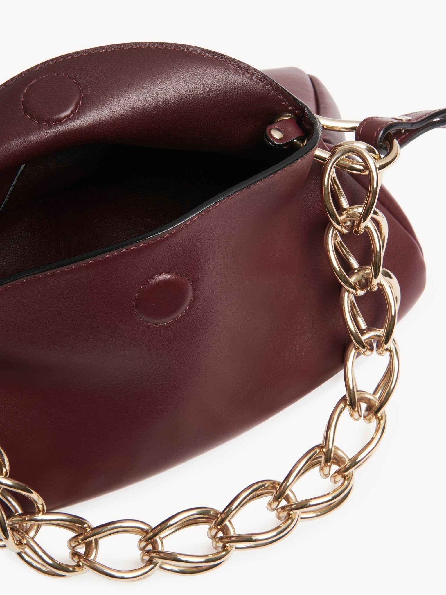 Mini sac Juana en cuir - Burgundy