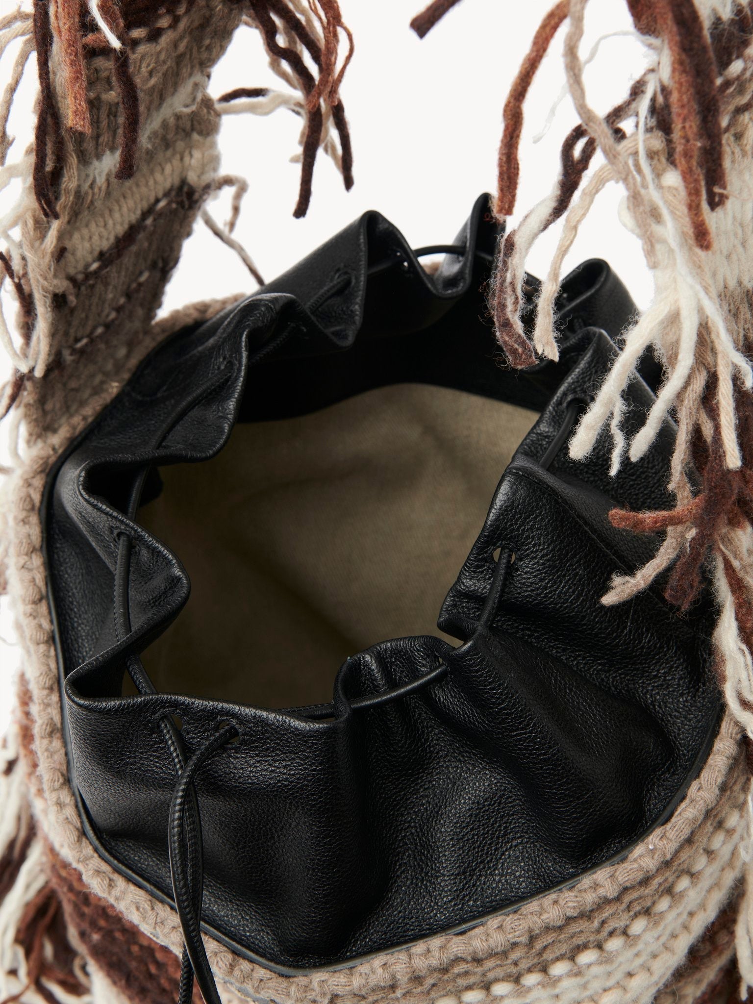 Sac seau Jorge en cachemire - Multicolor Black