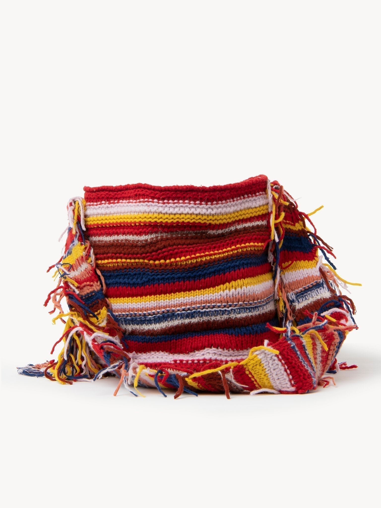 Sac seau Jorge en cachemire - Multicolor Red