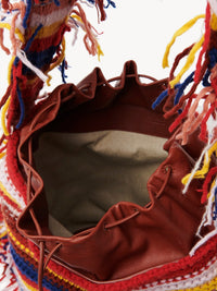 Sac seau Jorge en cachemire - Multicolor Red