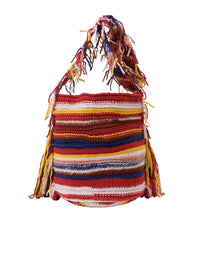 Sac seau Jorge en cachemire - Multicolor Red