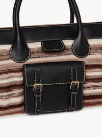 Grand sac Edith en cachemire - Multicolor Black