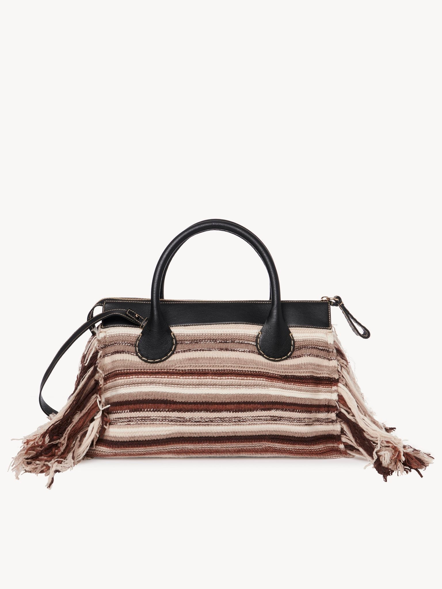 Grand sac Edith en cachemire - Multicolor Black