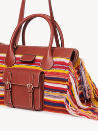 Grand sac Edith en cachemire - Multicolor Red