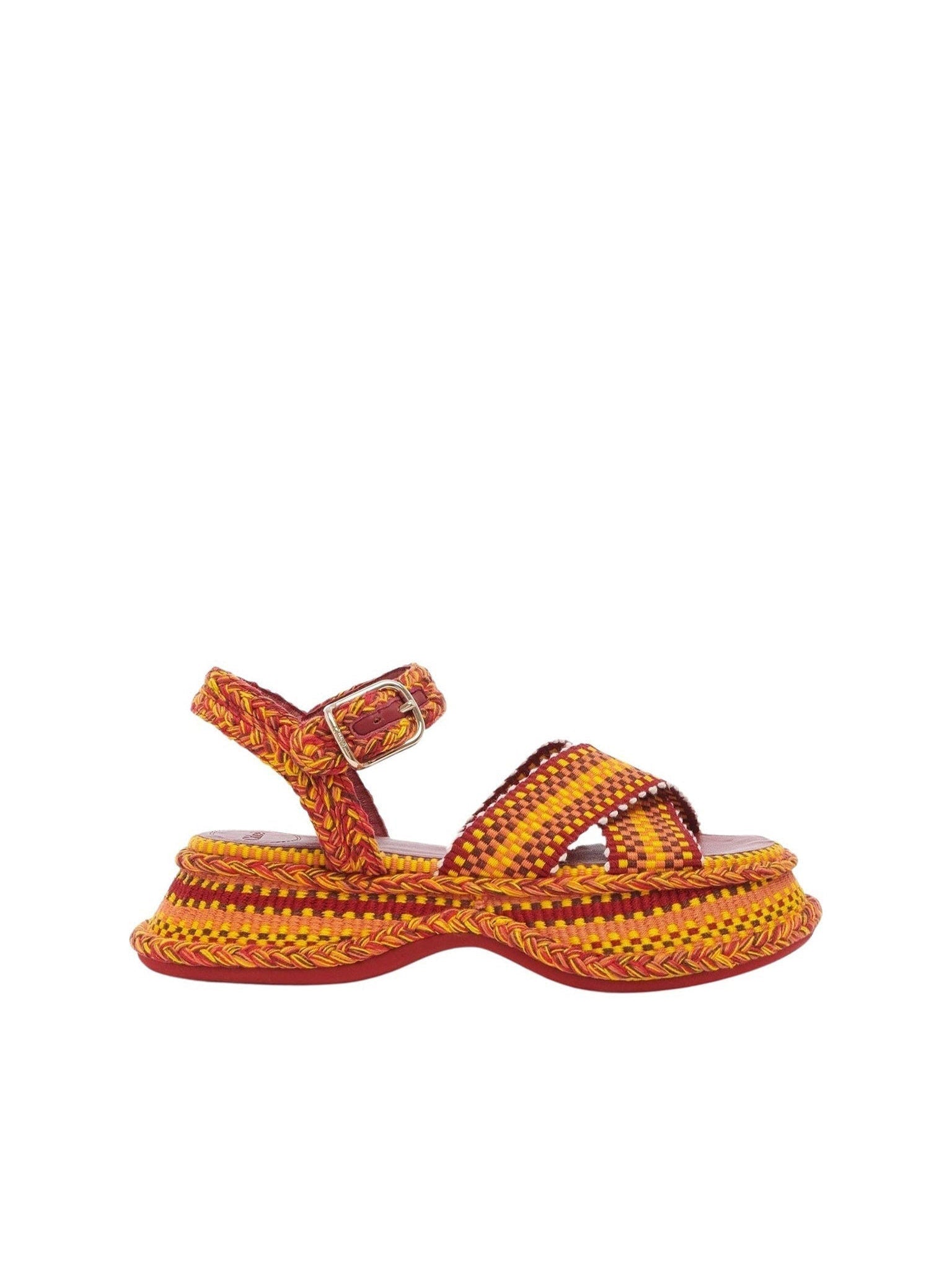 Sandales Meril en cuir - Sunset Orange