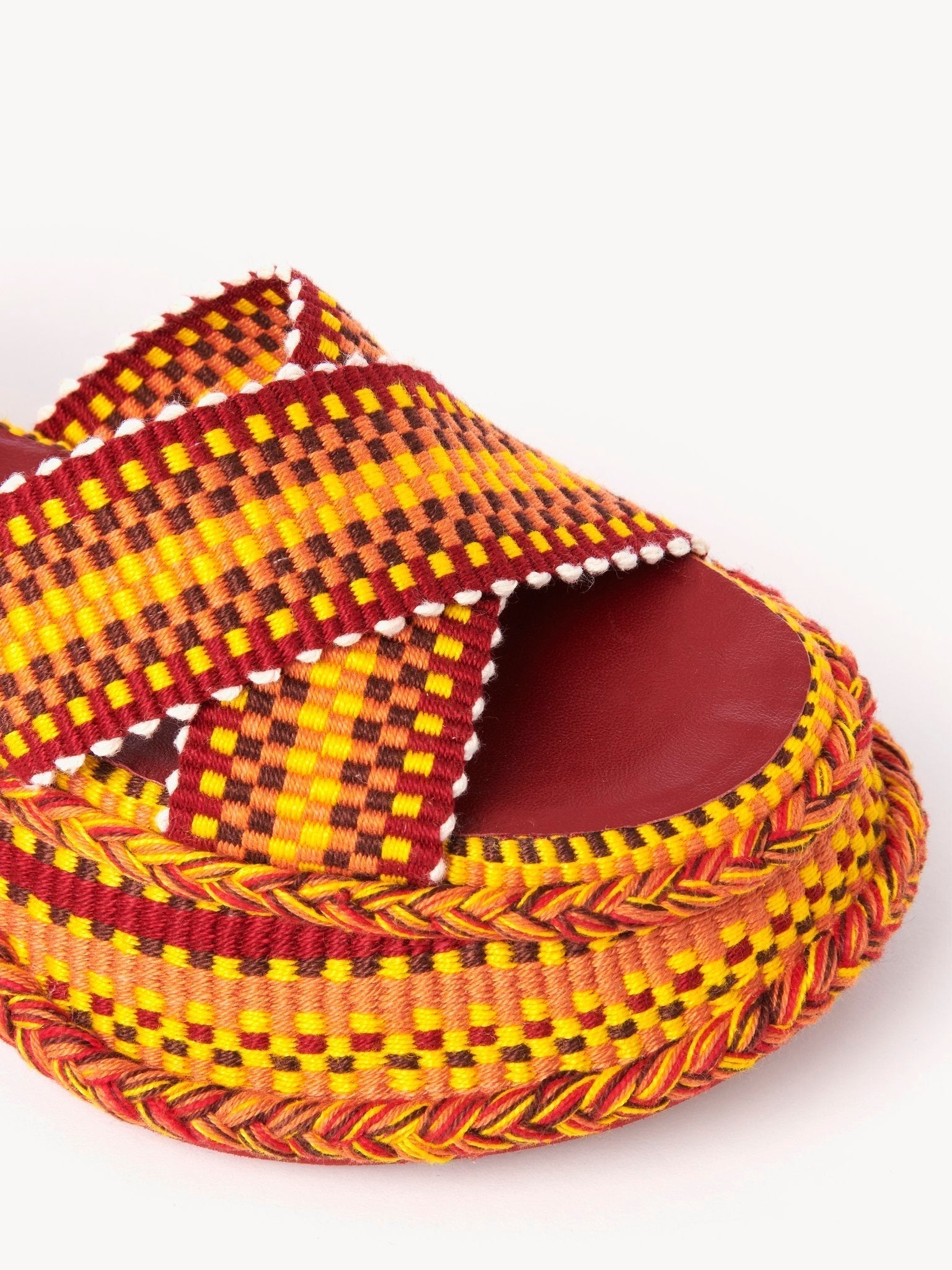 Sandales Meril en cuir - Sunset Orange