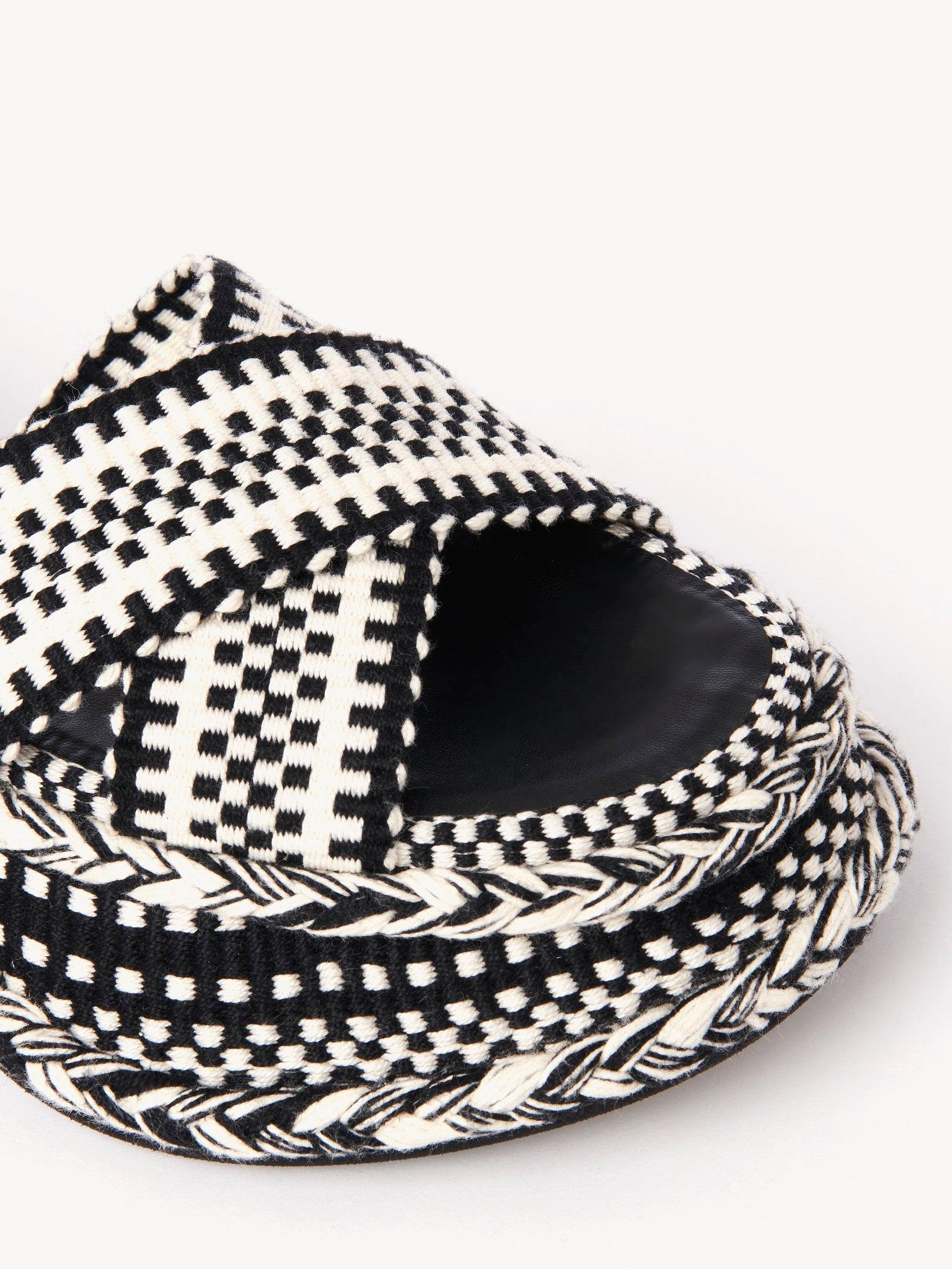 Sandales Meril en cuir - White & Black