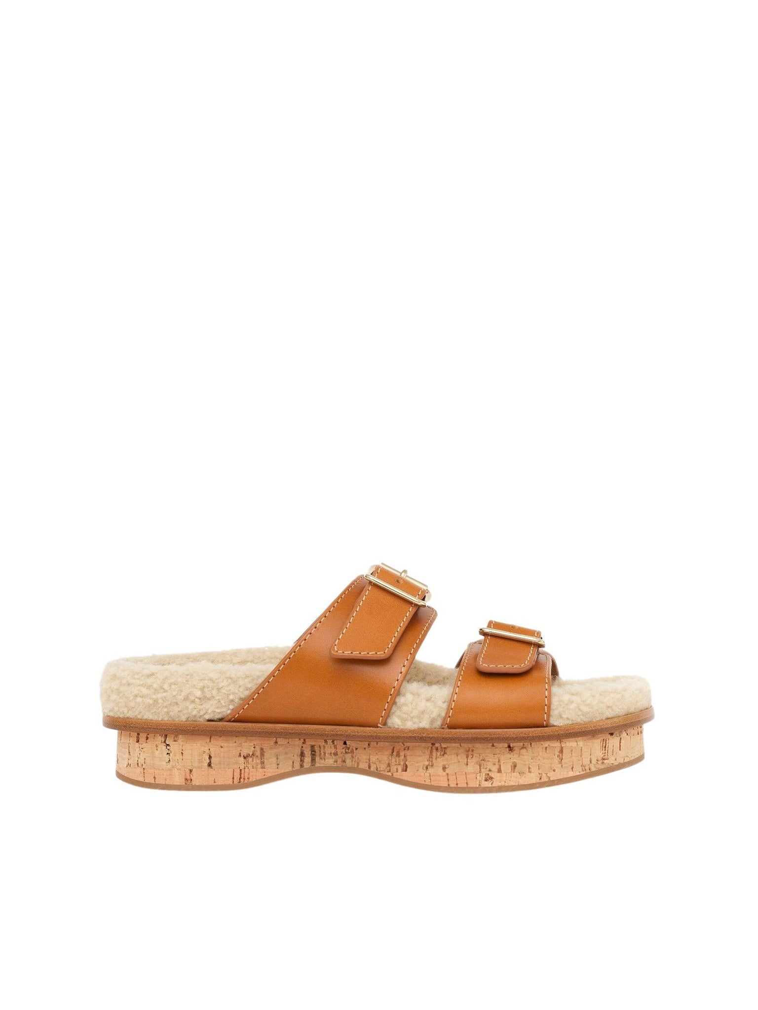 Mules Marah en cuir - Tan