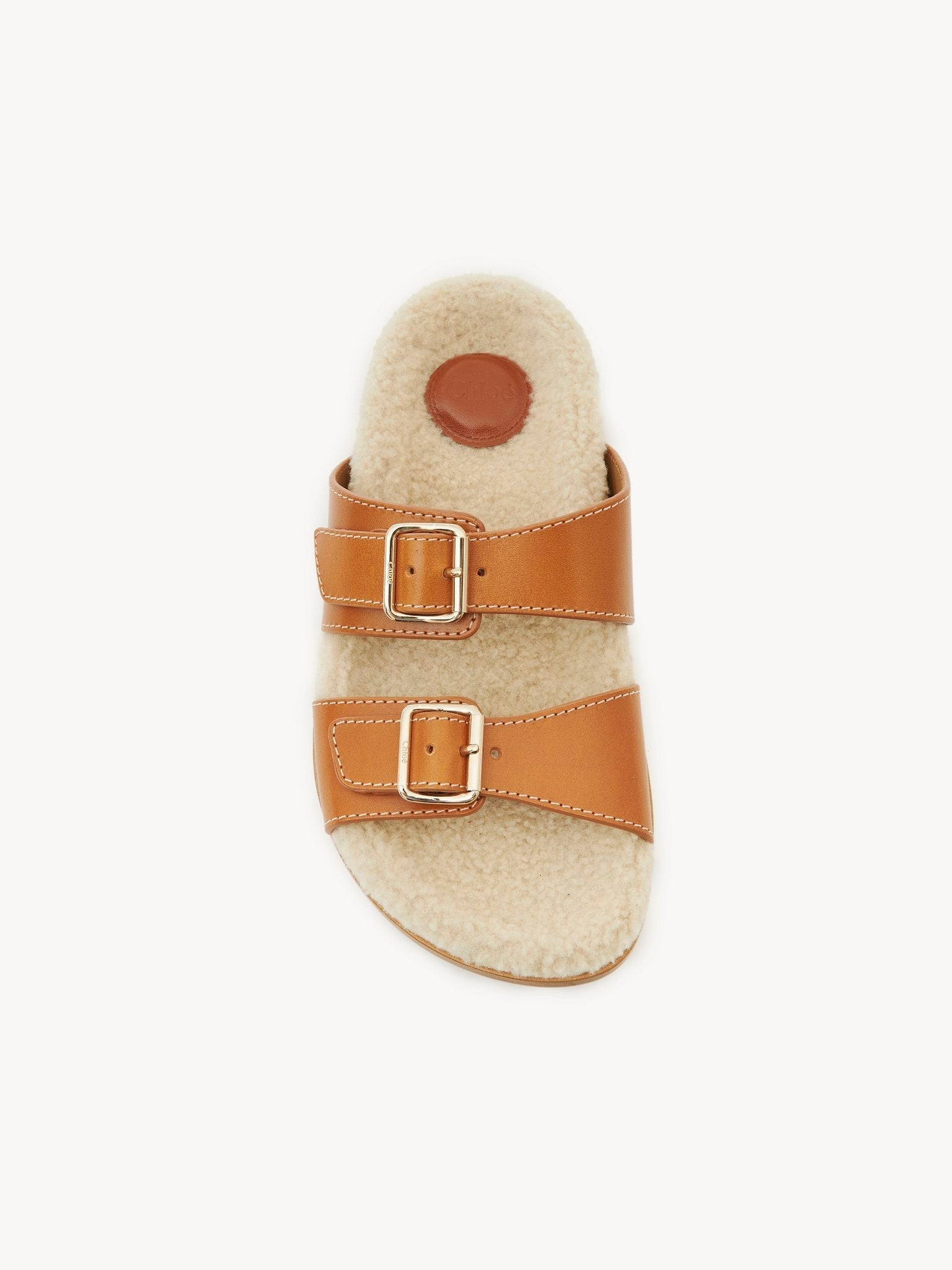 Mules Marah en cuir - Tan