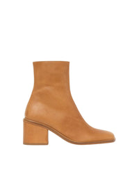 Bottines à talons Meganne en cuir - Quiet Brown