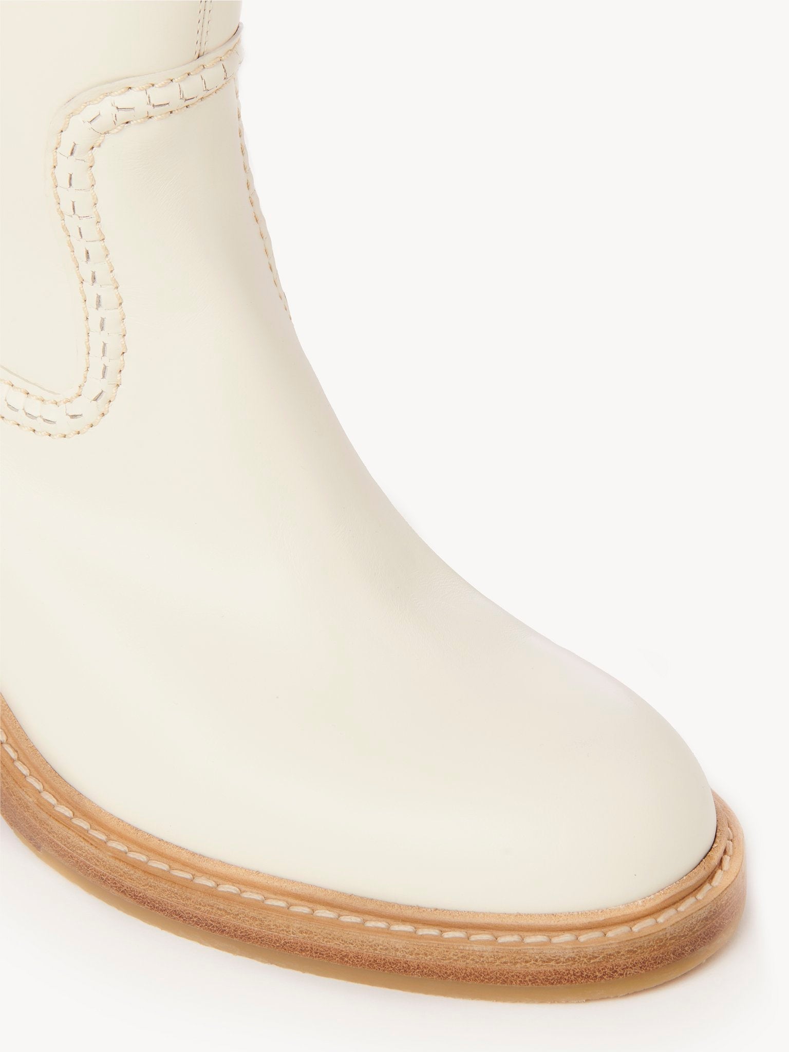 Bottes Mallo en cuir - Eggshell