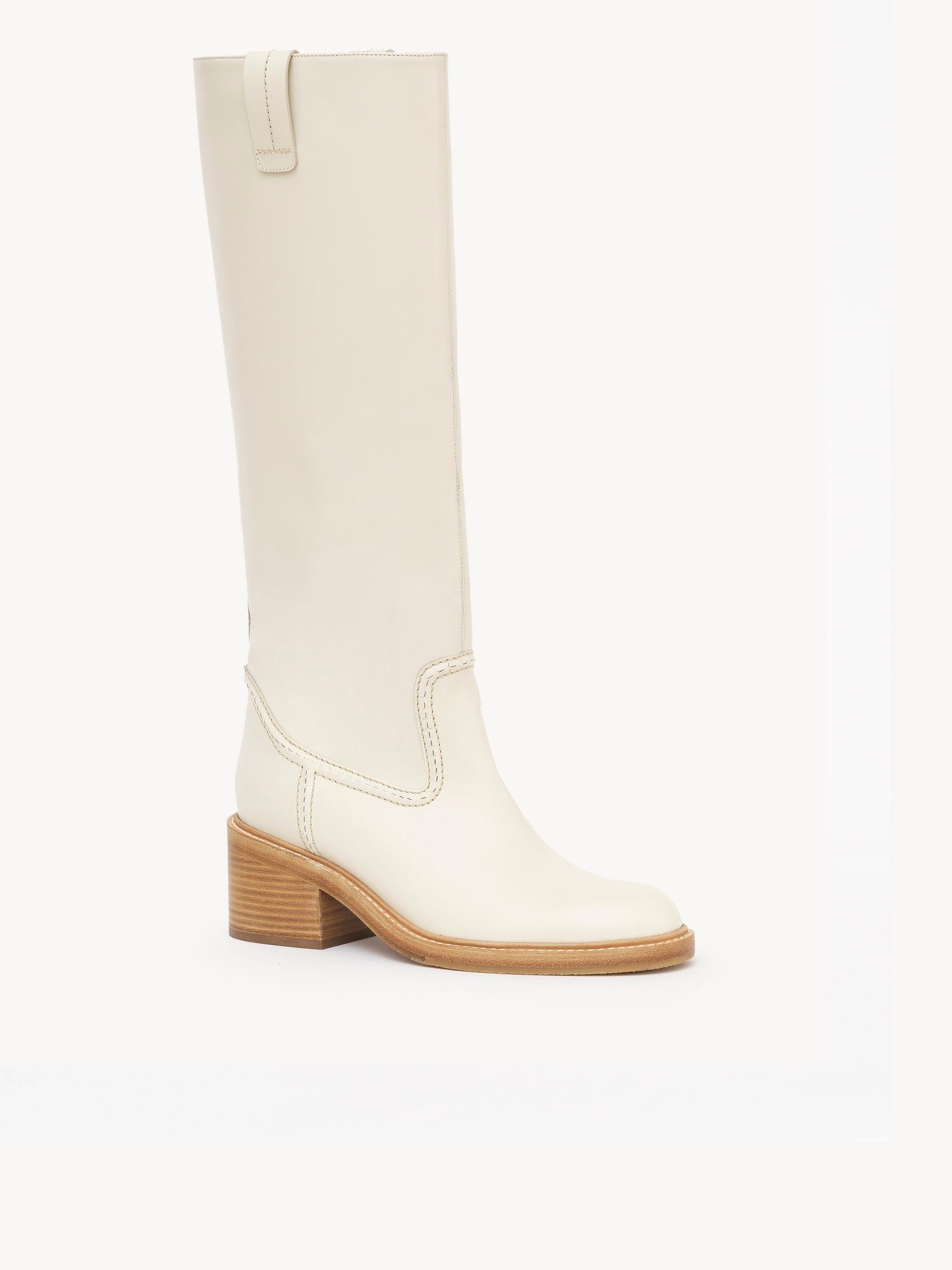 Bottes Mallo en cuir - Eggshell