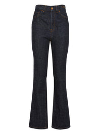 Pantalon en denim circulaire en coton et chanvre recyclé - Marine