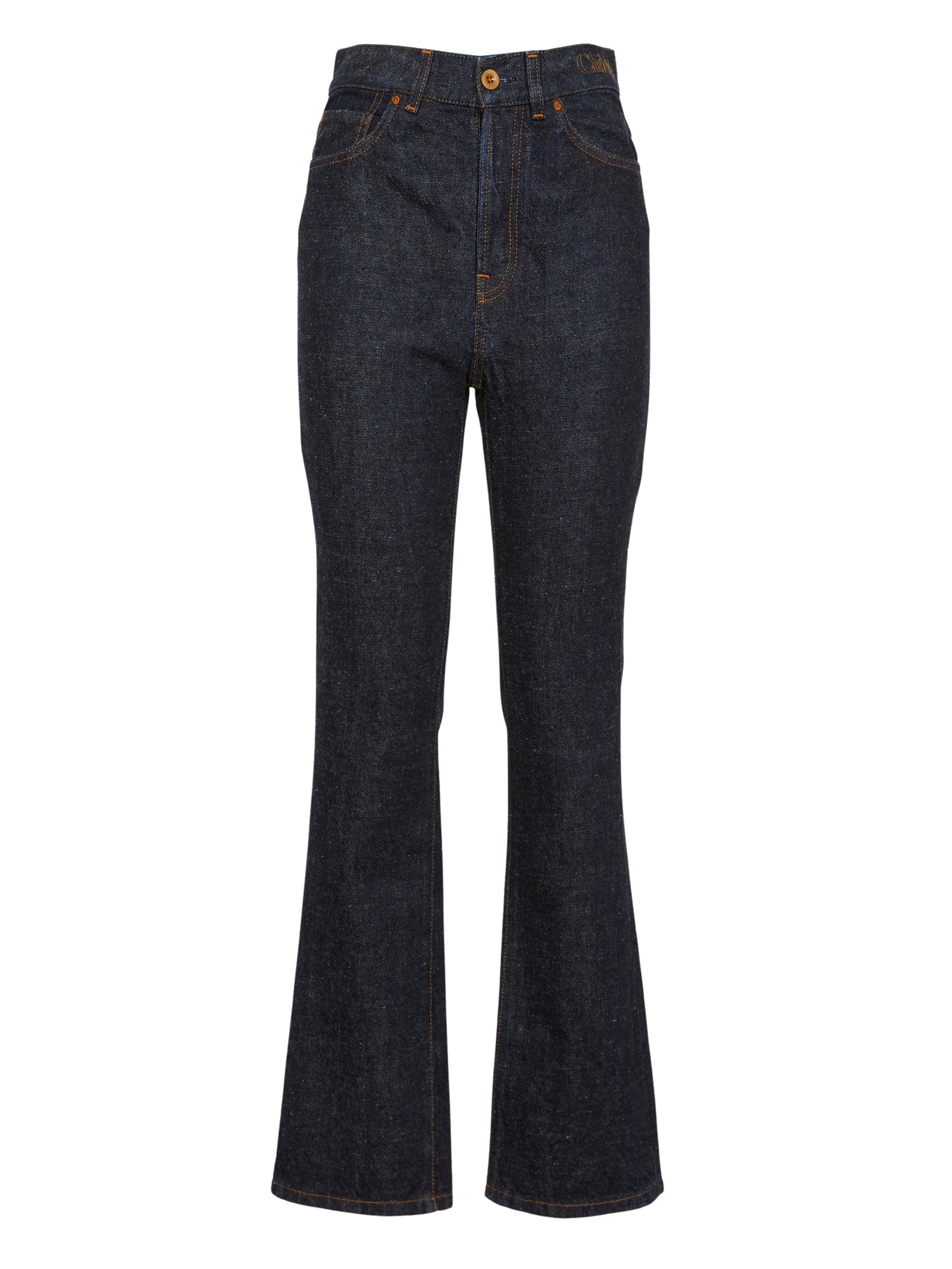 Pantalon en denim circulaire en coton et chanvre recyclé - Marine