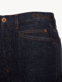 Pantalon en denim circulaire en coton et chanvre recyclé - Marine