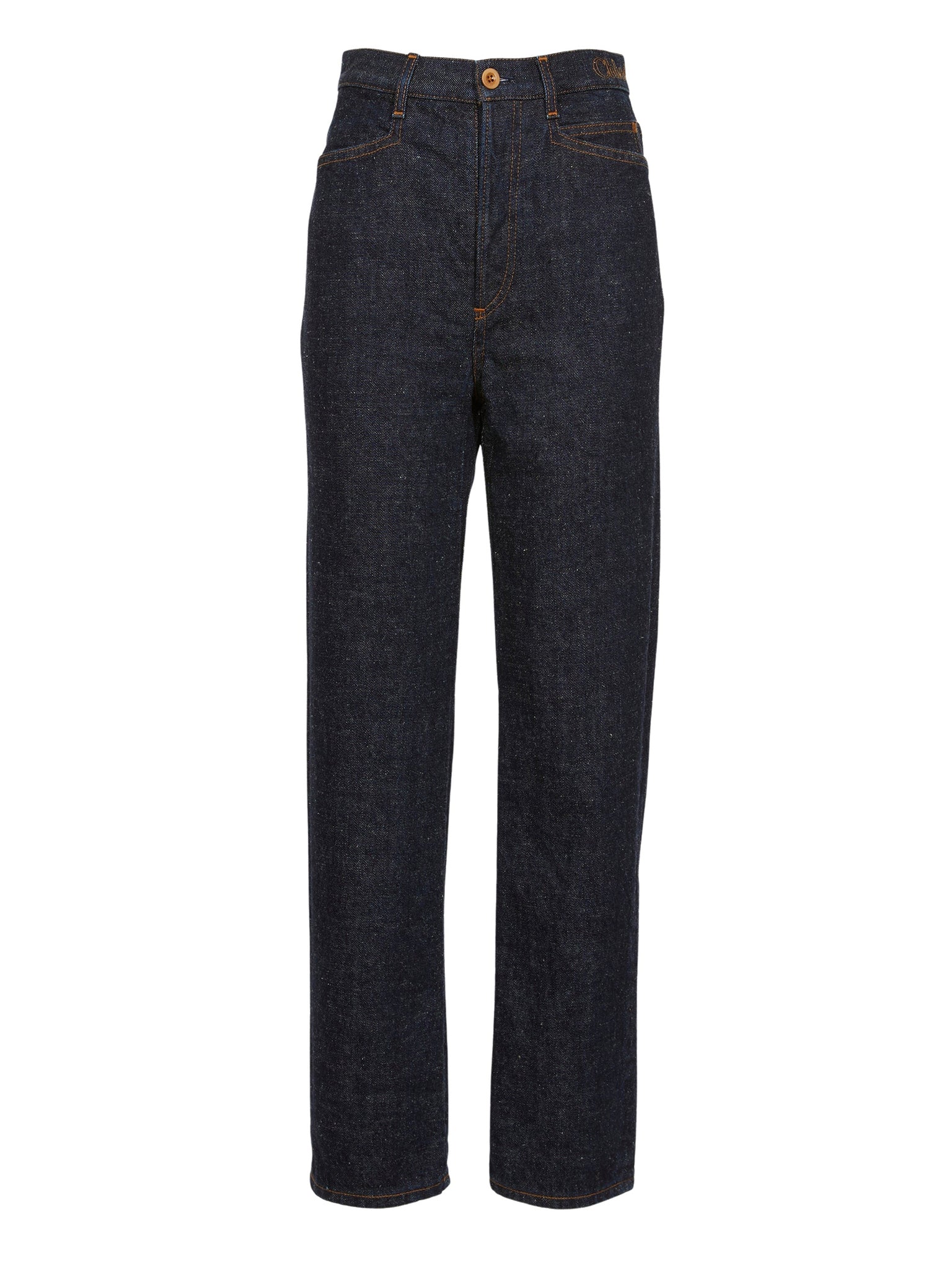 Pantalon en denim circulaire en coton et chanvre recyclé - Marine
