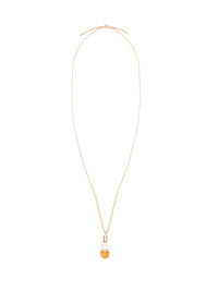 Collier Darcey en laiton - Creamy Beige