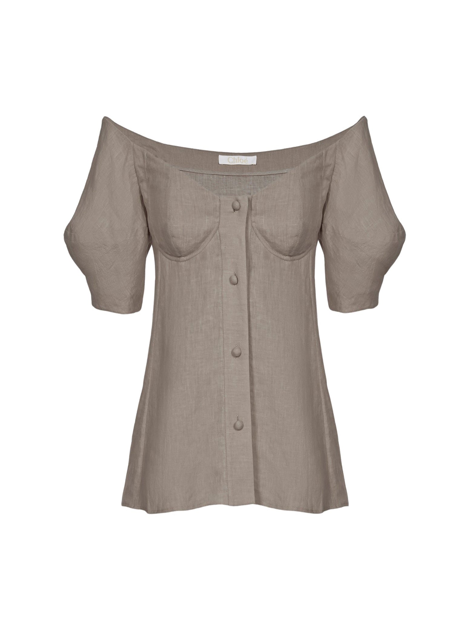 Top en laine - Brun Lave