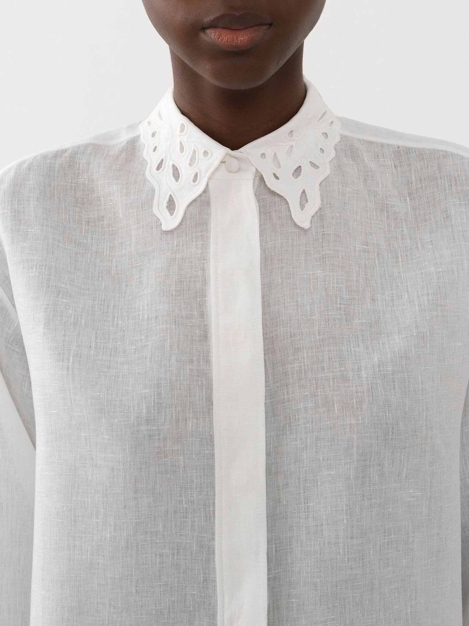 Chemise classique en lin - Iconic Milk