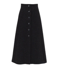 Jupe en cuir - Anthracite Blue