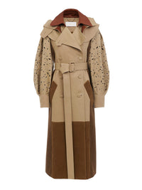 Trench à capuche - Off Brown